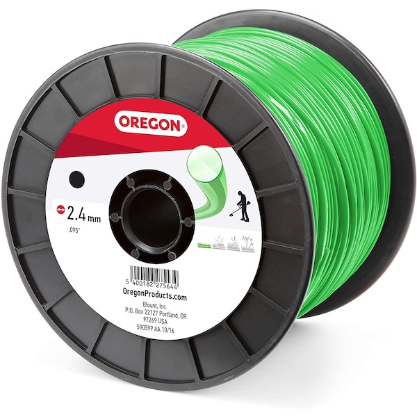 Oregon Oregon Trimmer Line, Green, Round, .095" by 866', 3Lb Spool 69-365 - main